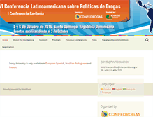 Tablet Screenshot of conferenciadrogas.com